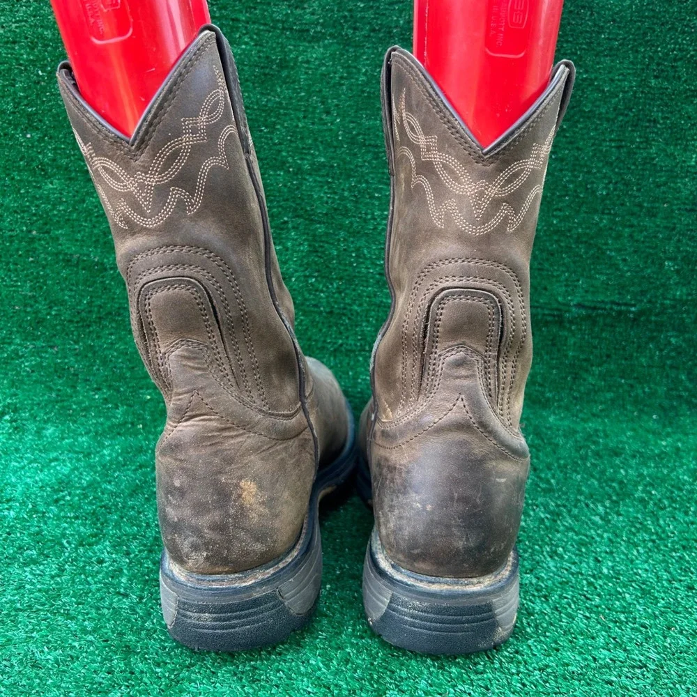 Ariat Groundbreaker Waterproof Composite Toe  Boots‎ Mens 12EE Leather 10014234